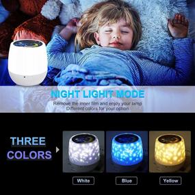 img 3 attached to 🌟 Votozi Multifunctional Star Projector Night Light for Kids – Perfect for Bedrooms, Birthday & Christmas Gifts, Parties, Baby's Room Decor, Includes 5 Colorful Films