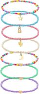 yfstyle handmade bracelets colorful set 7pcs logo