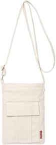 img 4 attached to 👜 Маленькие сумочки AOCINA: Стильные холстовые кошельки для подростков и женщин - Легкие и миниатюрные сумки