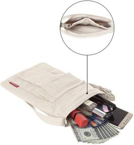 img 2 attached to 👜 Маленькие сумочки AOCINA: Стильные холстовые кошельки для подростков и женщин - Легкие и миниатюрные сумки