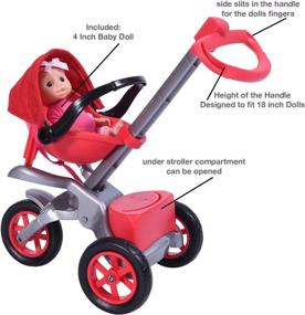 img 3 attached to 👶 Play Baby Doll Stroller