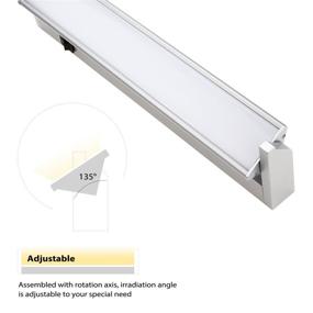 img 3 attached to 💡 Efficient Lighting Solution: TORCHSTAR 14-Inch Hardwired Multi-Function LED Cabinet Light, Warm White [110V]