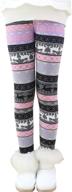 🎄 allesgut christmas fleece leggings - girls' clothing for cozy tights logo