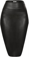 leather pencil bodycon burgundy xx large women's clothing for skirts logo