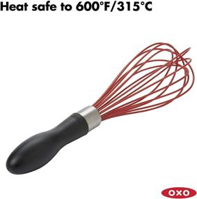 img 3 attached to 🧯 Red OXO Good Grips 11-Inch Silicone Balloon Whisk - Enhanced SEO