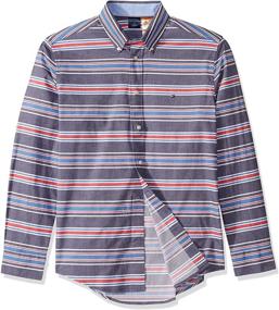 img 3 attached to 👕 Tommy Hilfiger Adaptive Magnetic Button Shirts for Men