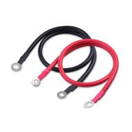 ⚡ cable matters 6 gauge battery cable inverter power cable: high-quality 2ft oxygen-free copper - black + red set logo