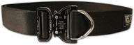 🐍 elite survival systems cobra rigger's belt: durable black rigger's belt with d ring buckle (large) logo