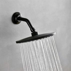 img 1 attached to Upgrade Your Shower Experience with the BESTILL Wall Mounted 6 Inch Extension Shower Head Arm in Matte Black