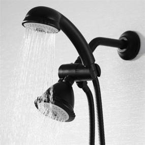 img 2 attached to Upgrade Your Shower Experience with the BESTILL Wall Mounted 6 Inch Extension Shower Head Arm in Matte Black