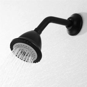 img 3 attached to Upgrade Your Shower Experience with the BESTILL Wall Mounted 6 Inch Extension Shower Head Arm in Matte Black