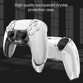 img 1 attached to Ultimate PlayStation 5 Controller Protective Transparent Accessories for Enhanced Gameplay