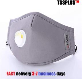 img 1 attached to 🌬️ TSSPLUS Anti Fog Activated Respirator Mask with Mouth Muffle