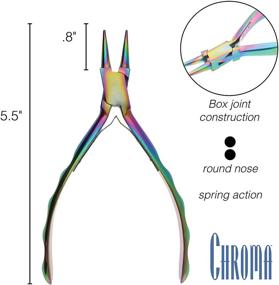 img 1 attached to 🔧 The Beadsmith Chroma Series Round Nose Plier: Premium 5.5 Inch Tool for Jewelry Making