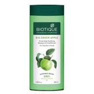 biotique bio green apple daily purifying shampoo and conditioner – ideal for oily scalp and hair, 180ml logo