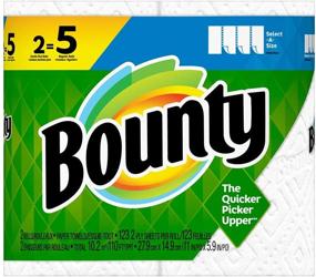 img 3 attached to 🧻 Bounty Select-A-Size Paper Towels: 8 Double Plus Rolls for the Price of 20 Regular Rolls