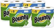 🧻 bounty select-a-size paper towels: 8 double plus rolls for the price of 20 regular rolls logo