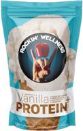 🌱 rockin wellness vegan protein superfood mix - plant-based protein powder, organic, non-gmo, dairy-free, gluten-free - 21 servings logo