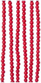 img 1 attached to 🔴 9-Foot Long Kurt Adler Red Wooden Bead Garland - TN0066/R