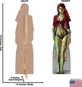 img 3 attached to 🌿 Enhanced Graphics Poison Ivy Full-Scale Cardboard Cutout Stand - Batman: Arkham Asylum