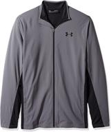 under armour warm up jacket graphite men's clothing logo