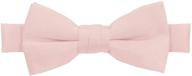 🎀 stylish and convenient: jacob alexander pretied banded bow ties for boys' accessories logo