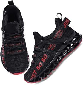 img 4 attached to 👟 Ultimate Performance: UMYOGO Breathable Lightweight Athletic Boys' Shoes