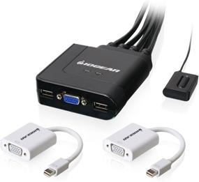 img 4 attached to 💻 IOGEAR GCS72MDPKIT: 2-Port VGA and Mini DisplayPort Cable KVM Kit with Audio