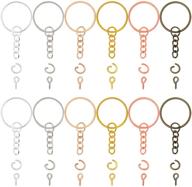 yaka 360pcs keychain jewelry multicolored logo