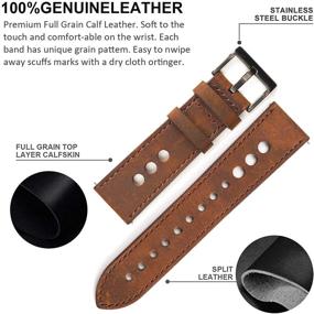 img 1 attached to 🕰️ Cauwsai Leather Classic Release Genuine Women's Watches: Timeless Elegance in Genuine Leather
