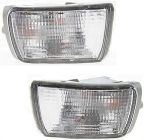 img 4 attached to 🚦 2003-2005 Toyota 4Runner Signal Corner Light Set (Driver & Passenger Side) Pair, Including Bulbs - TO2532112 TO2533112