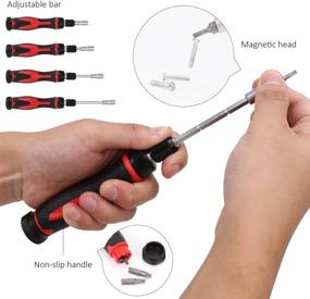 img 3 attached to 🔧 Amazon Basics 73-Piece Magnetic Ratchet Wrench and Screwdriver Set: A Comprehensive Toolkit for Versatile Repairs and DIY Projects