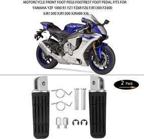 img 4 attached to 🏍️ Передние ступеньки, подножки и педали для мотоцикла YAMAHA YZF 1000 R1 FZ1 FZ6R FZ6 FJR1300 FZ400 XJR1200 XJR1300 XJR400 XJ6