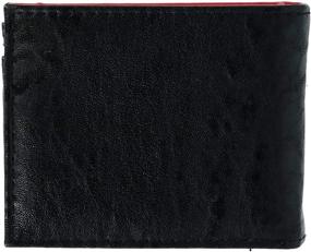 img 3 attached to Red & Black Deadpool Marvel Bi-Fold Boxed Wallet - One Size