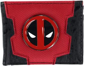 img 4 attached to Red & Black Deadpool Marvel Bi-Fold Boxed Wallet - One Size