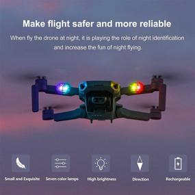 img 2 attached to 🚁 Mavic Air 2S Rechargeable Drone LED Lights with Anti Collision, Strobe, and Night Flight Signal - Drone Lights for DJI Mini 2/Mavic Mini/Mavic Air 2/Mavic Air 2S Accessories (2pcs)