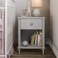 🛏️ stylish and functional: little seeds rowan valley arden 1 drawer grey kids’ nightstand logo