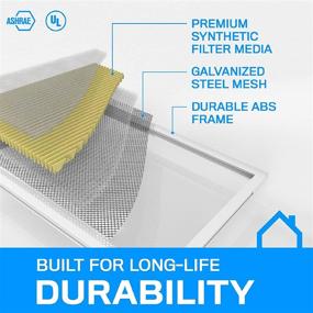 img 2 attached to 🌿 20X24X1 High-Efficiency Home Furnace Filter - Reusable for Sustainability