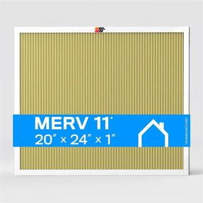 img 4 attached to 🌿 20X24X1 High-Efficiency Home Furnace Filter - Reusable for Sustainability