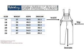 img 1 attached to 👖 HyBrid Women's Clothing PVJ6041 Stretch Overalls - Jumpsuits, Rompers & Overalls Collection