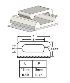 img 3 attached to 🔌 60 Pack 8mm Ethernet Cable Clips - Ruaeoda Self-Adhesive Wire Clips for Cat6, Cat5, and Cat7 Flat Ethernet Cable - Effective Cord Clamp Cable Management (White)