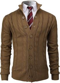 img 2 attached to H2H Cardigan Sweater KMOCAL020: An In-depth Look into Men's Clothing and Shirts