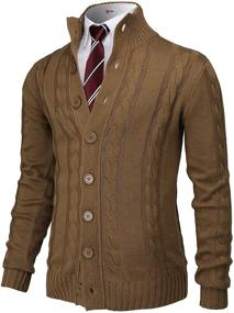 img 3 attached to H2H Cardigan Sweater KMOCAL020: An In-depth Look into Men's Clothing and Shirts