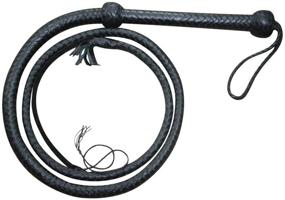 img 4 attached to Ardour Crafts 6 Feet Bull Whip: Authentic Indiana Jones Leather Whip for Beginners, Training, and Toddlers - Crafted with Heavy Duty Cowhide Leather