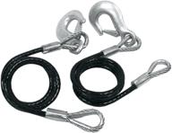 🔒 reese towpower 7007500 black safety cable - 40 inch logo