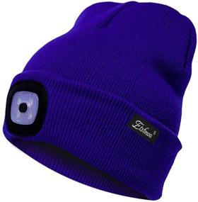 img 3 attached to 🎩 USB Rechargeable Unisex Beanie Hat with Light - Perfect Gifts for Men, Dad, Father