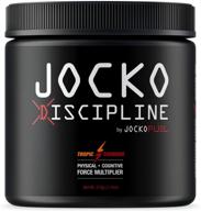 💪 jocko discipline pre-mission dietary supplement - all-natural pre-workout powder - tropic thunder flavor - 202g (7.1oz) workout supplements logo