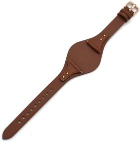 img 4 attached to 👜 Genuine Leather Spring Replacement Bands for Fossil Women's Watches - Enhance Your Timepiece