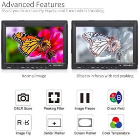 img 2 attached to 📷 Высококонтрастный 7-дюймовый ЖК-монитор HD 1280x800 с IPS-экраном Field Video LCD для камеры FW759 от Feelworld - идеальный для стедикама, комплекта DSLR-пульта управления и камкордера, ручного стабилизатора.