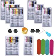 🧵 convenient y-axis 8 box pre threaded needle sewing kit for home and travel logo